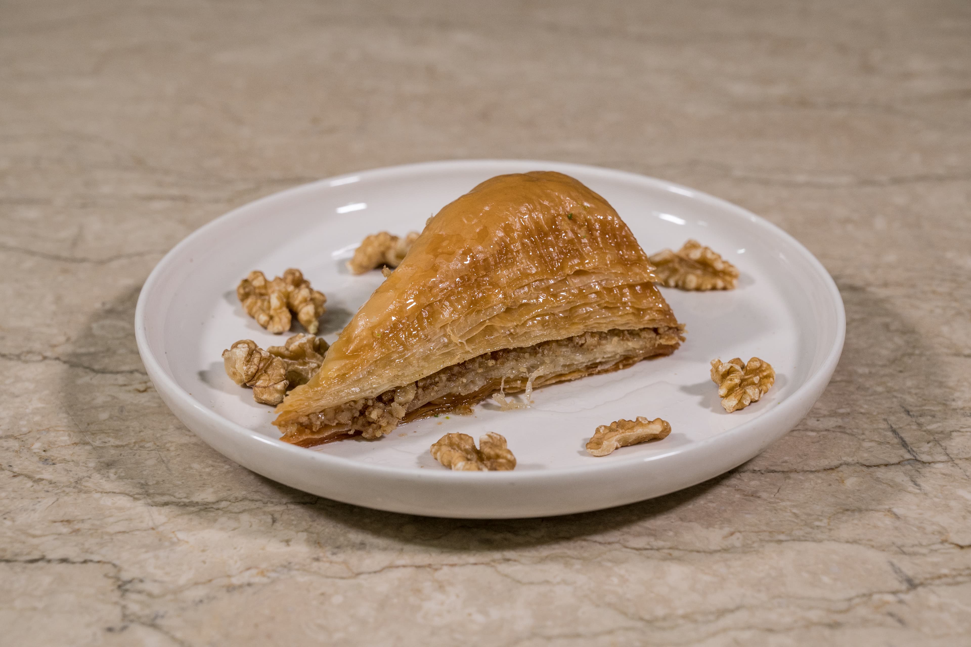 Carrot-slice Baklava with Walnuts