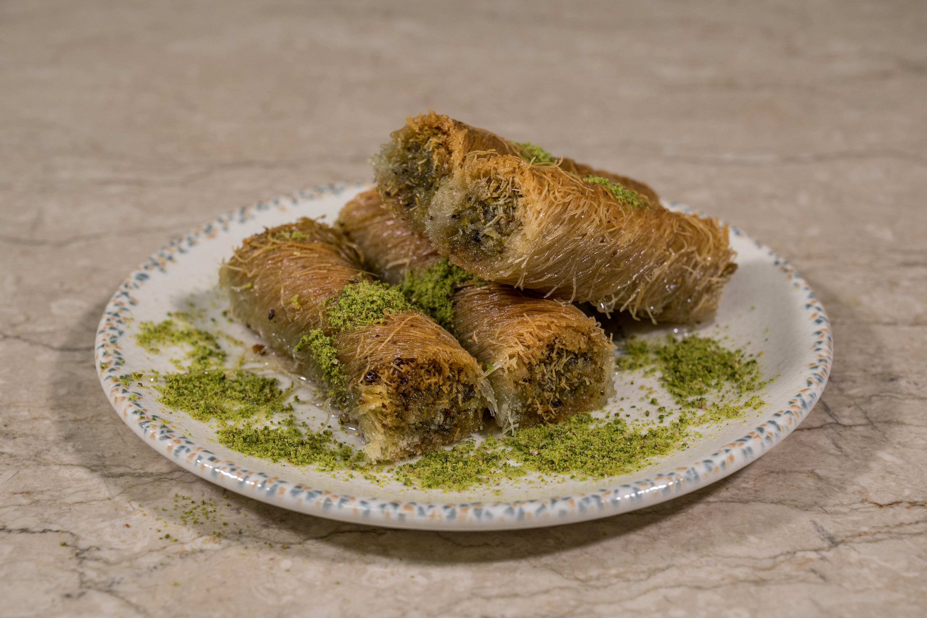 Burma Kadayıf with Pistachios